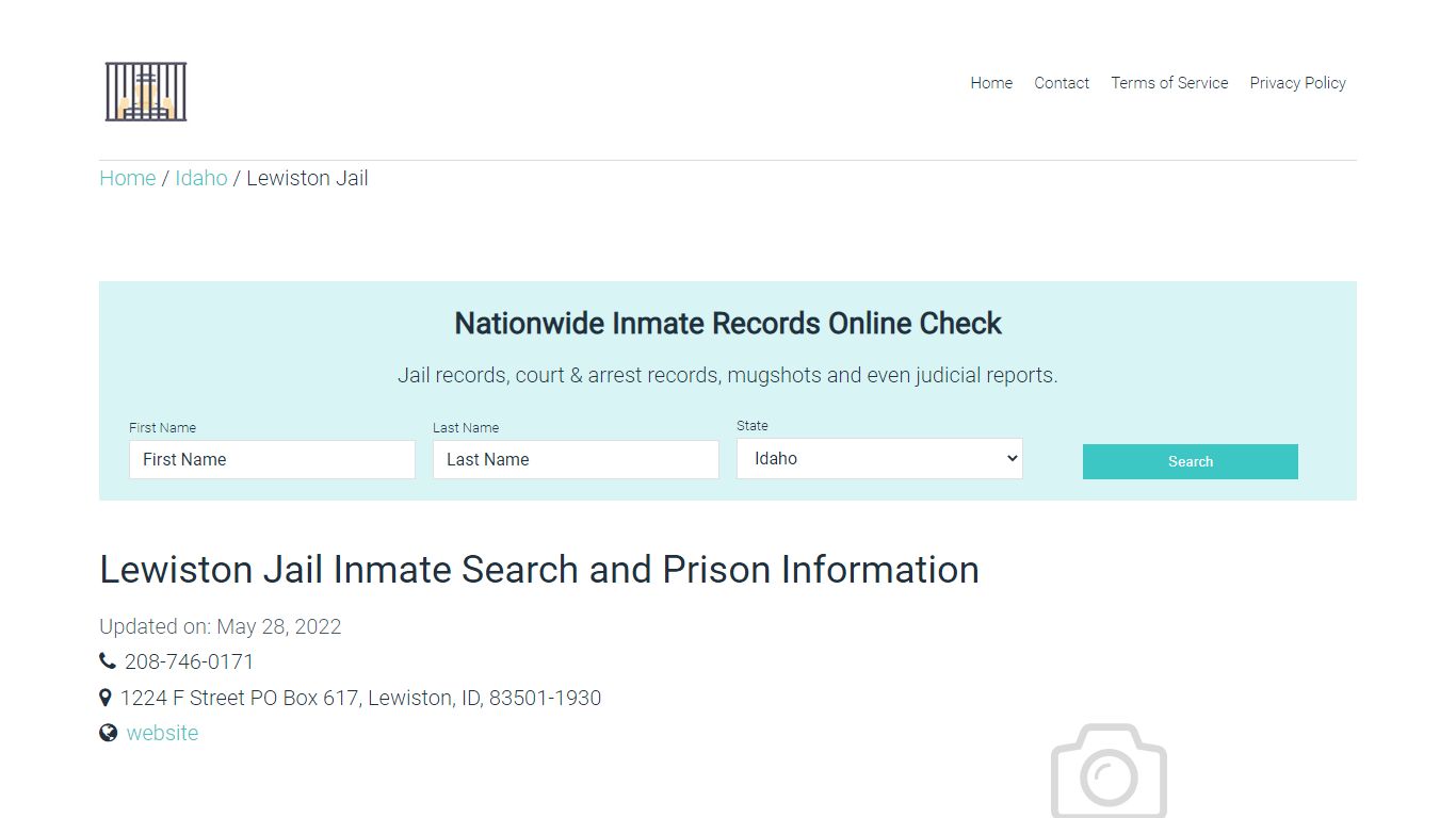 Lewiston Jail Inmate Search, Visitation, Phone no ...